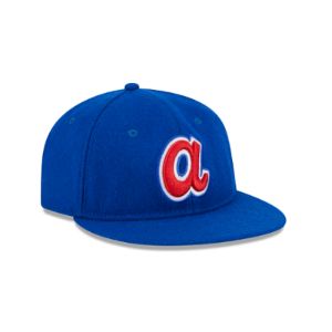 Atlanta Braves Throwback Retro Crown 9FIFTY Snapback Hat sold by New Era