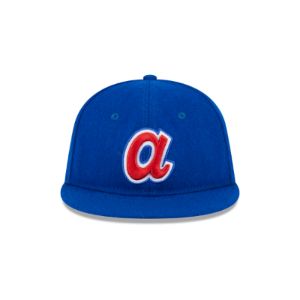 Atlanta Braves Throwback Retro Crown 9FIFTY Snapback Hat sold by New Era