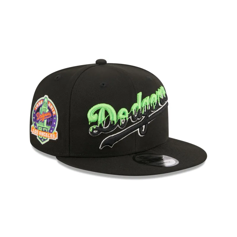 Los Angeles Dodgers Slime Drip 9FIFTY Snapback Hat sold by New Era