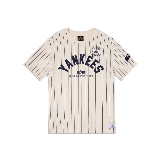 Alpha Industries X New York Yankees Striped T-Shirt sold by New Era