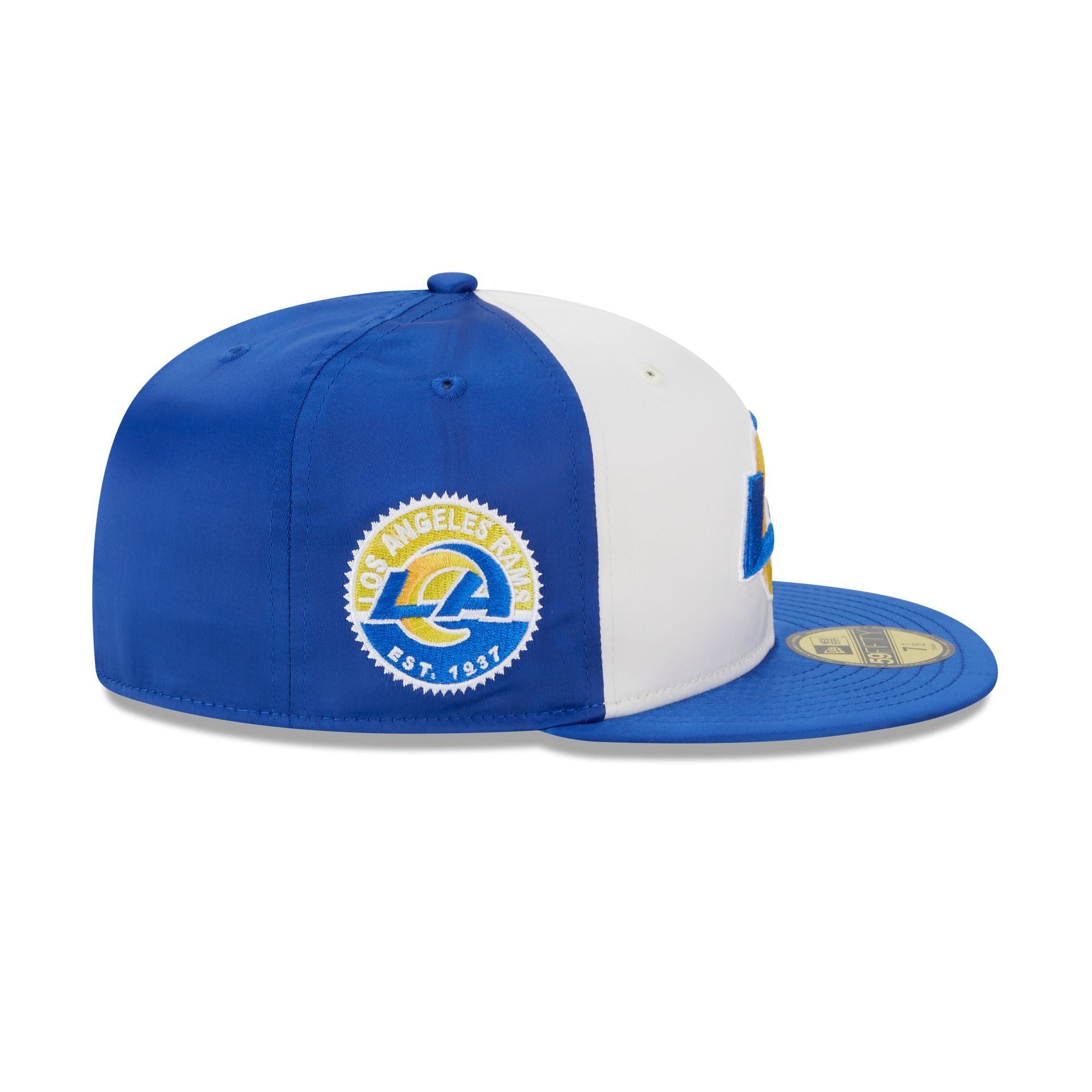 Los Angeles Rams Throwback Satin 59FIFTY Fitted Hat sold by New Era product image thumbnail 4