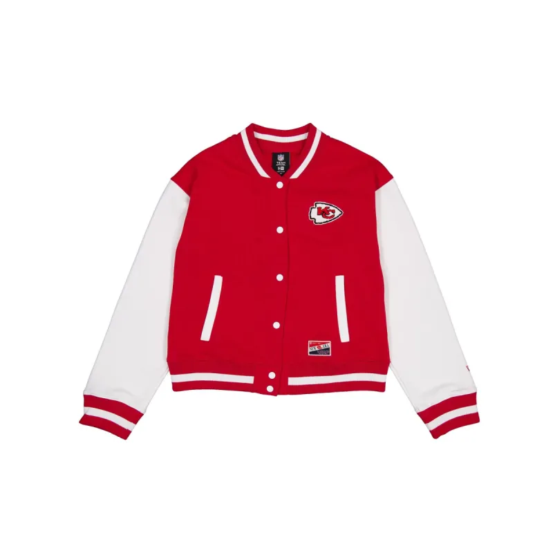 Kansas City Chiefs Throwback Fleece Women's Jacket sold by New Era