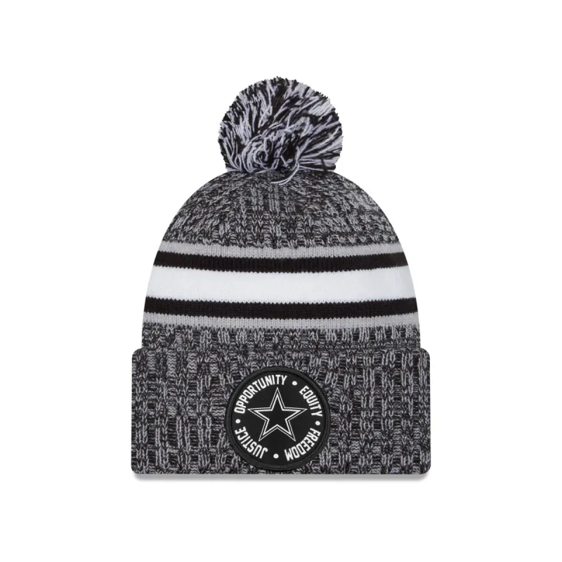 Dallas Cowboys 2023 Inspire Change Pom Knit Hat sold by New Era