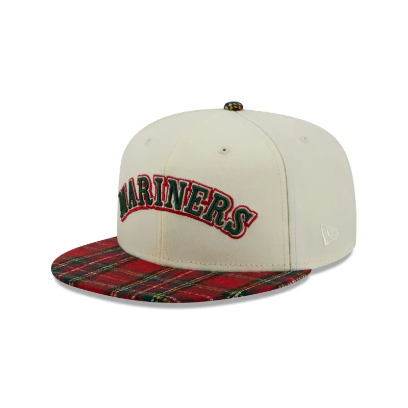 Seattle Mariners Plaid Visor 9FIFTY Snapback Hat sold by New Era