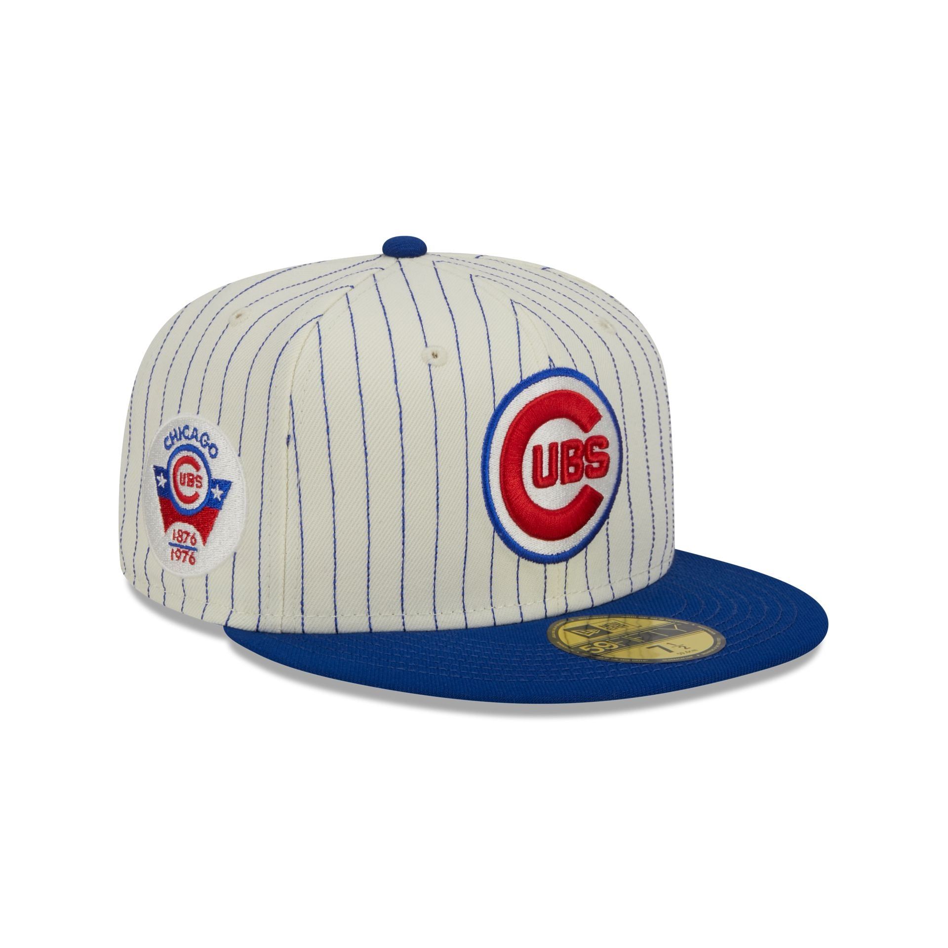 Chicago Cubs Retro Jersey Script 59FIFTY Fitted Hat sold by New Era