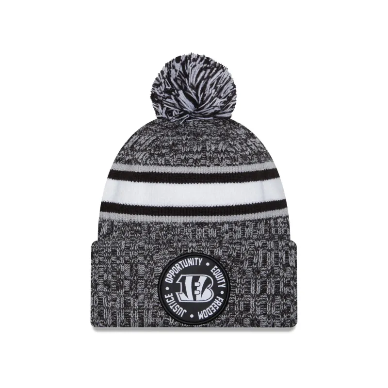 Cincinnati Bengals 2023 Inspire Change Pom Knit Hat sold by New Era