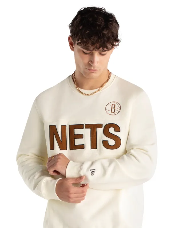 Brooklyn Nets Cord Crewneck sold by New Era