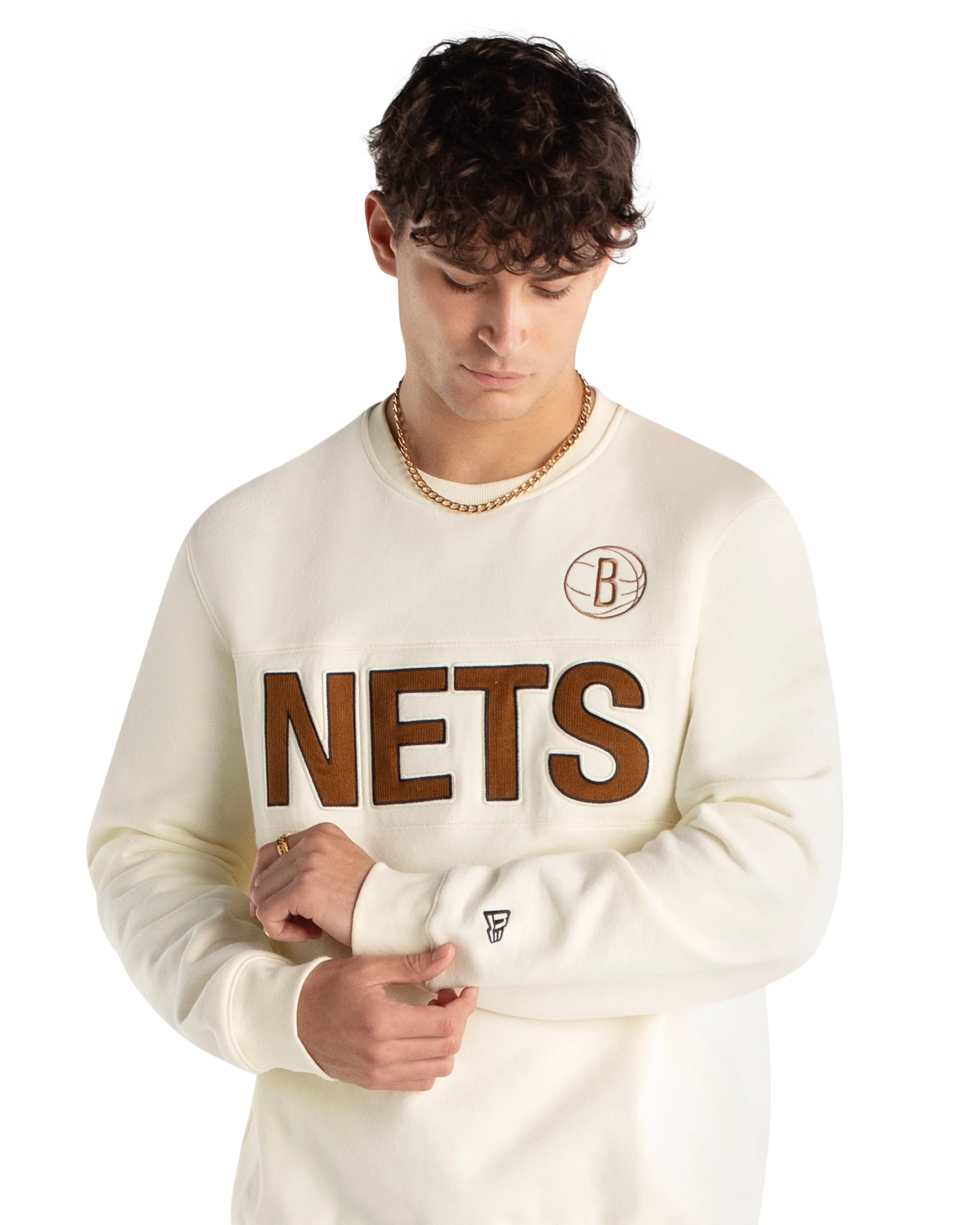 Brooklyn Nets Cord Crewneck sold by New Era