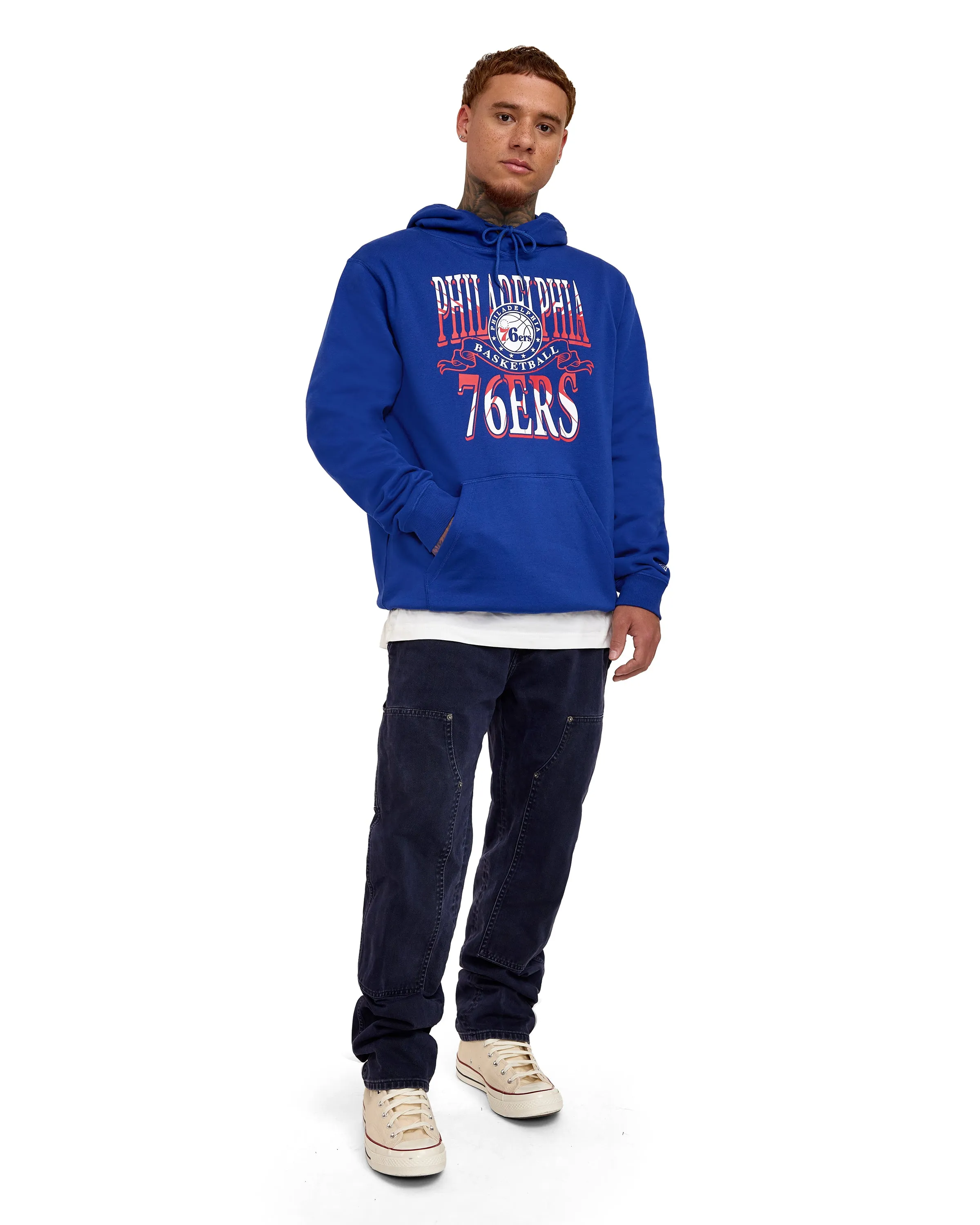 Philadelphia 76ers Sport Classics Blue Hoodie sold by New Era product image thumbnail 4