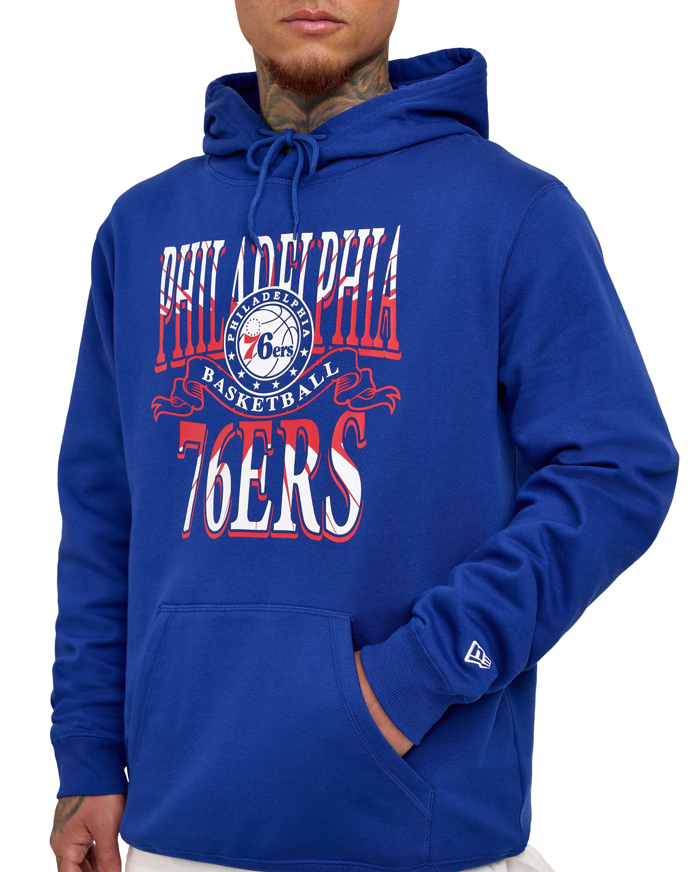 Philadelphia 76ers Sport Classics Blue Hoodie sold by New Era