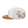 Warner Brothers Shield Pack Cream 59FIFTY Fitted Hat sold by New Era