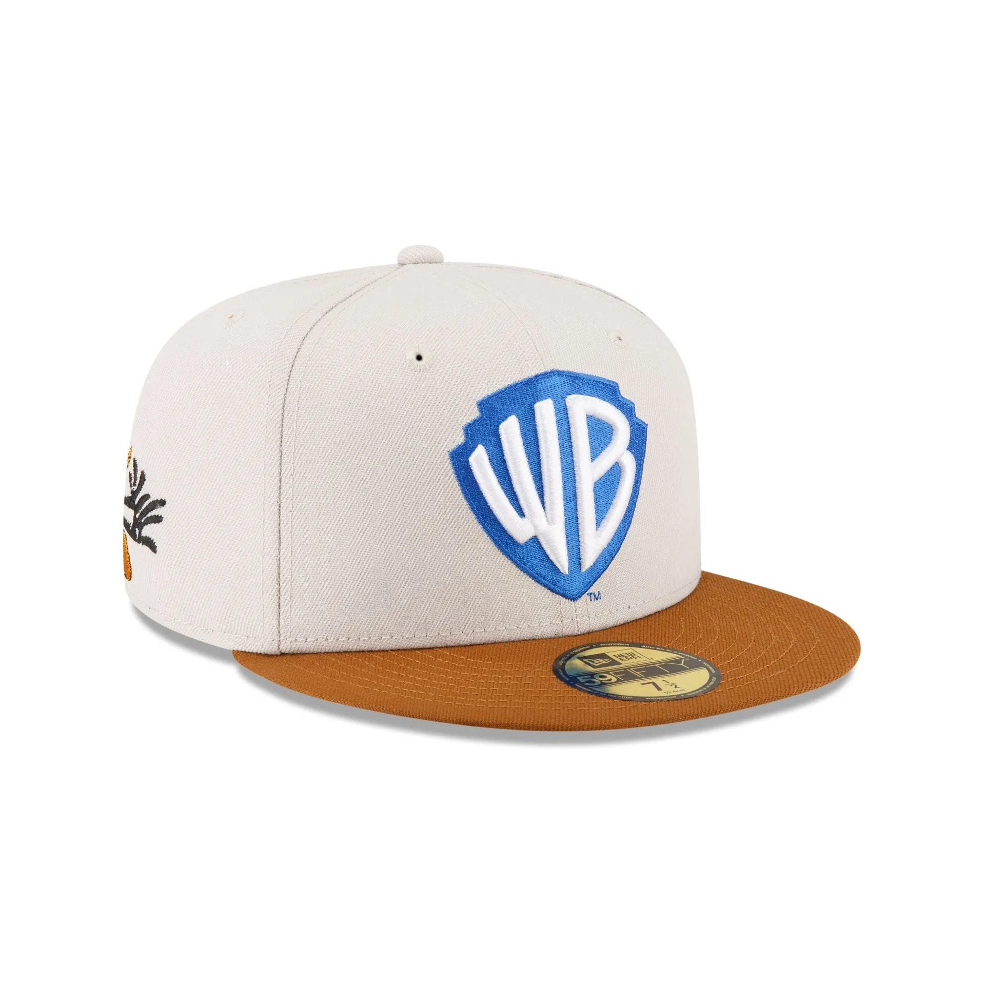 Warner Brothers Shield Pack Cream 59FIFTY Fitted Hat sold by New Era product image thumbnail 3