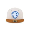 Warner Brothers Shield Pack Cream 59FIFTY Fitted Hat sold by New Era