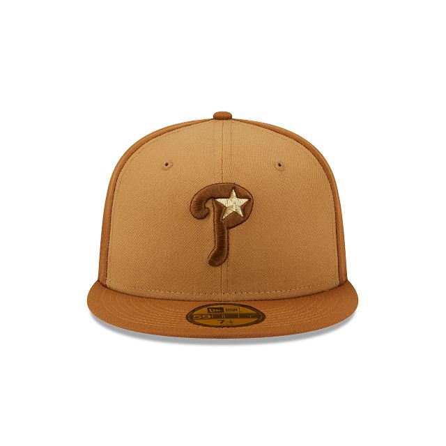 Philadelphia Phillies Tri-Tone Brown 59FIFTY Fitted Hat sold by New Era product image thumbnail 2