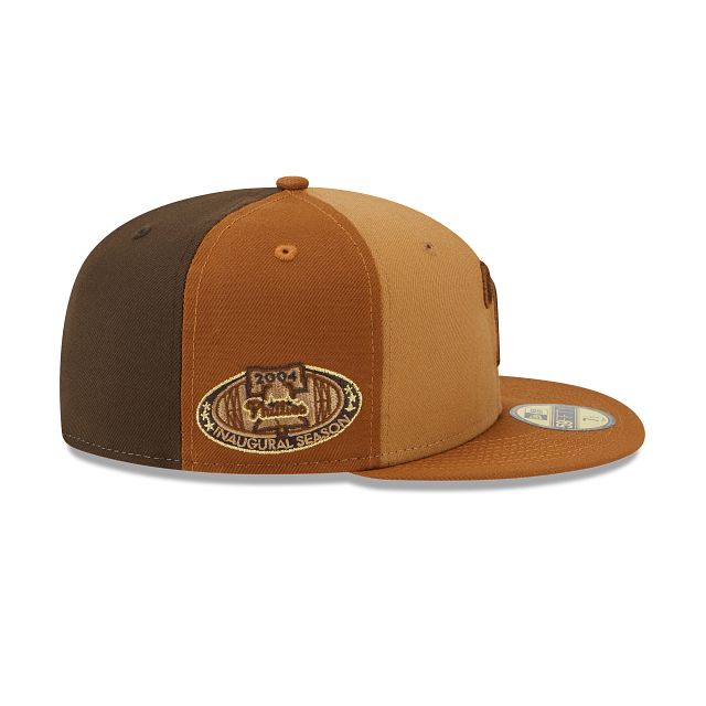 Philadelphia Phillies Tri-Tone Brown 59FIFTY Fitted Hat sold by New Era product image thumbnail 4