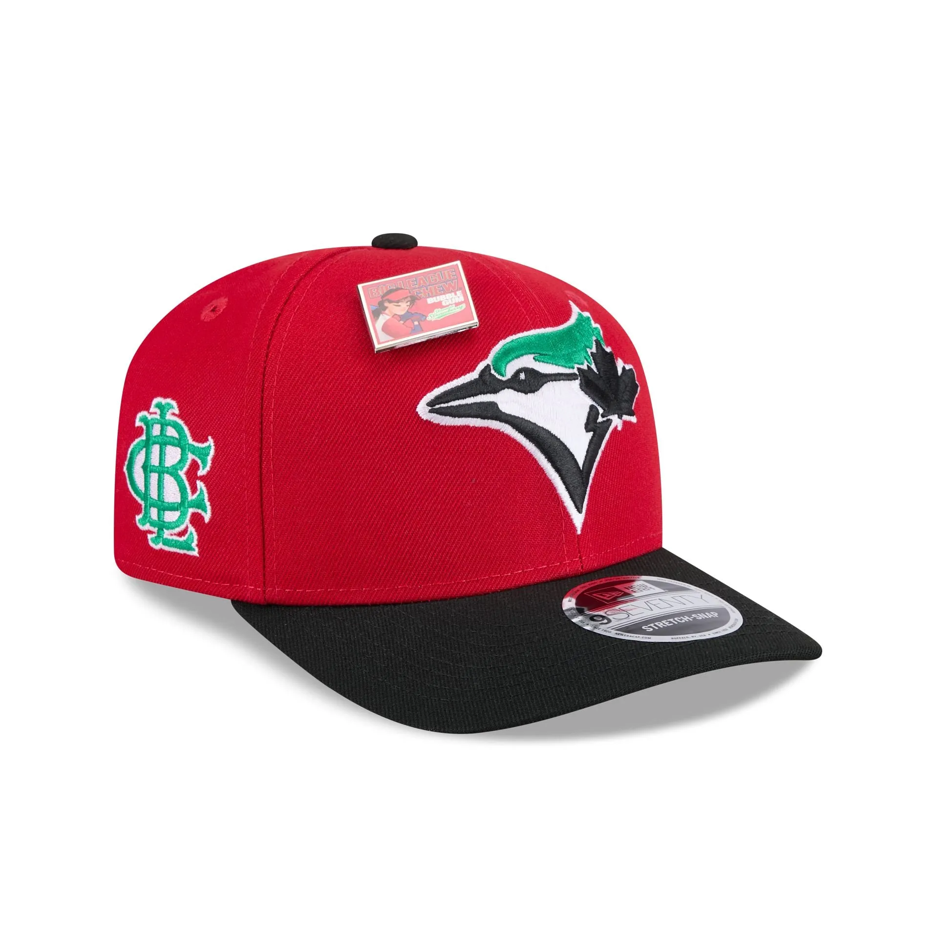 Big League Chew X Toronto Blue Jays Slammin' Strawberry 9SEVENTY Stretch-Snap Hat sold by New Era
