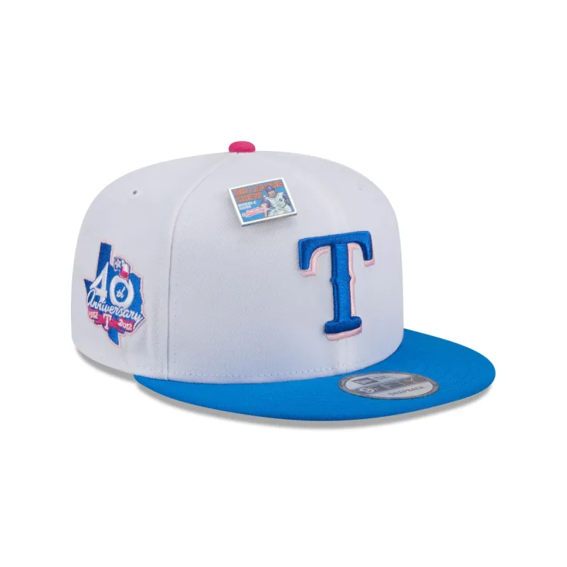 Big League Chew X Texas Rangers Cotton Candy 9FIFTY Snapback Hat sold by New Era