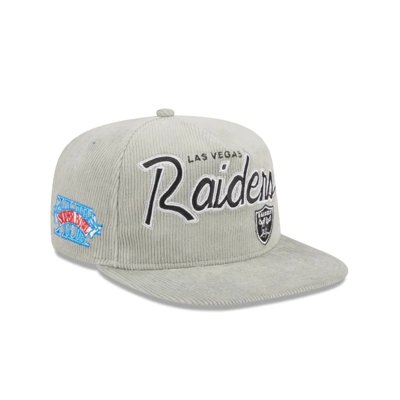 Las Vegas Raiders Throwback Golfer Hat sold by New Era
