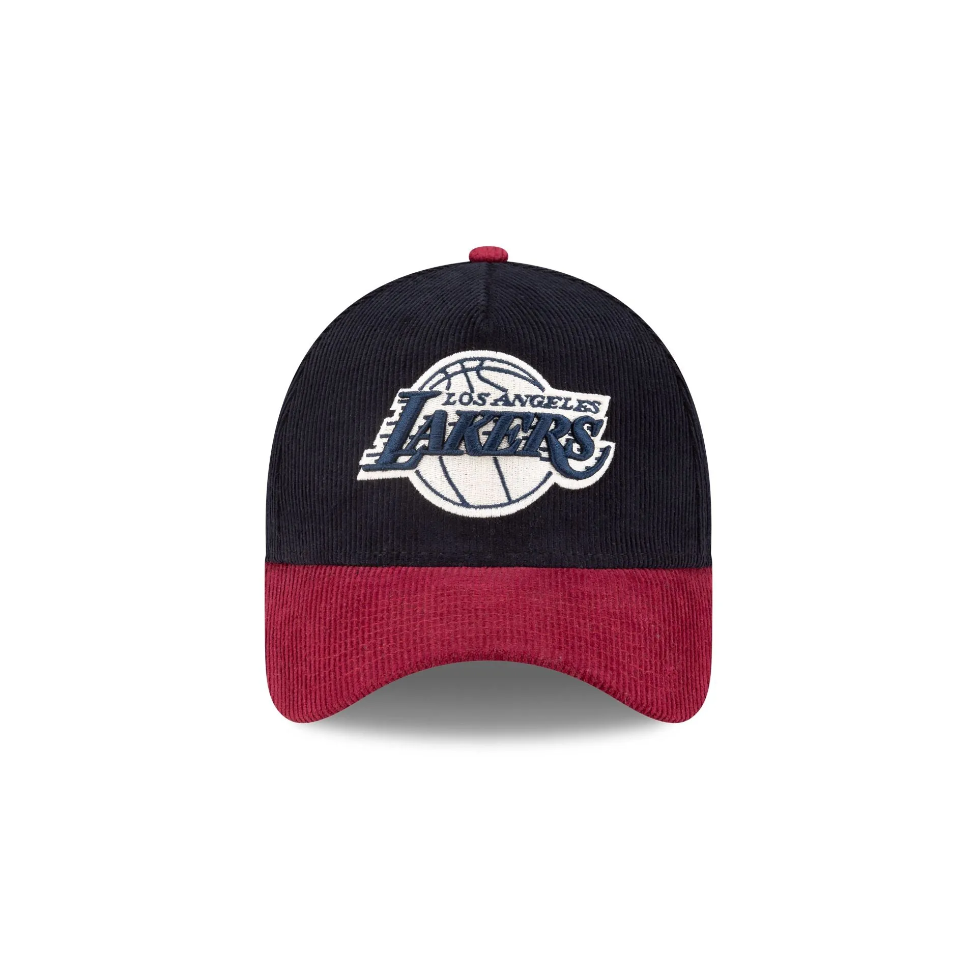 Los Angeles Lakers Navy Corduroy 9FORTY A-Frame Snapback Hat sold by New Era product image thumbnail 2