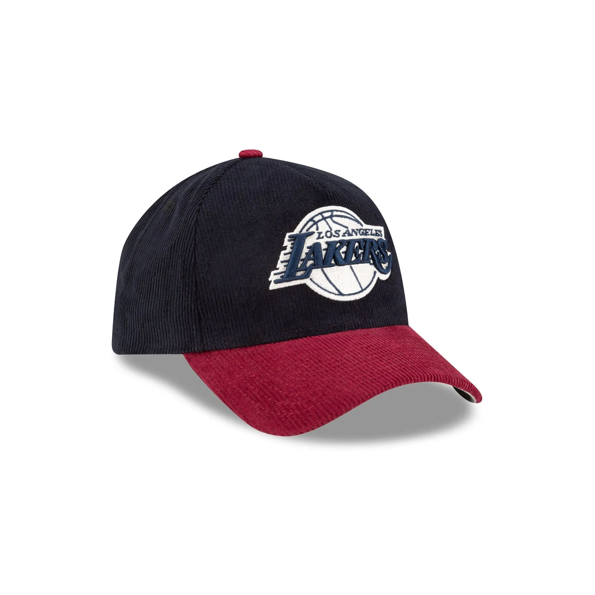 Los Angeles Lakers Navy Corduroy 9FORTY A-Frame Snapback Hat sold by New Era product image thumbnail 3