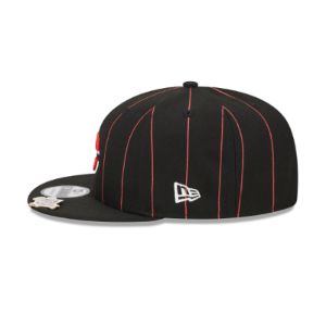 Cincinnati Reds Pinstripe Visor Clip 9FIFTY Snapback Hat sold by New Era