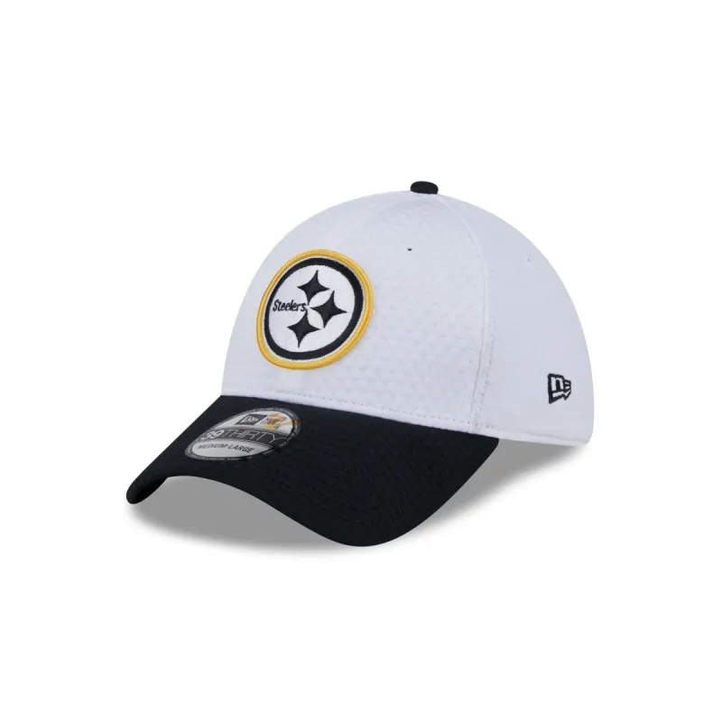 Pittsburgh Steelers 2024 Training 39THIRTY Stretch Fit Hat sold by New Era
