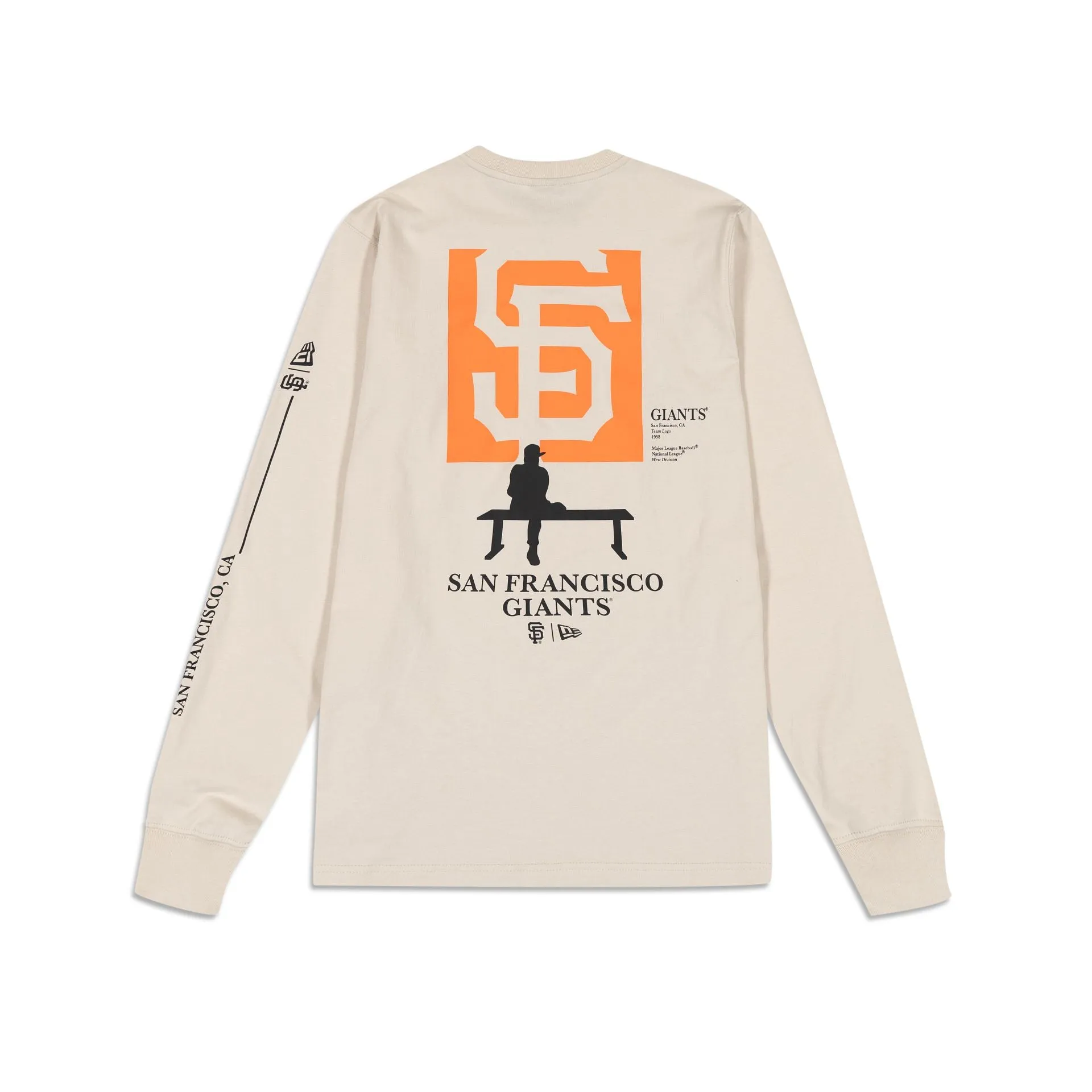 San Francisco Giants Curated Customs Stone T-Shirt sold by New Era product image thumbnail 3