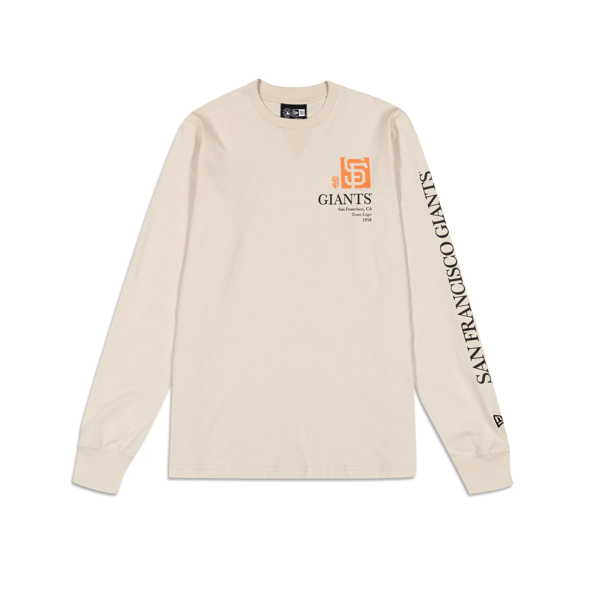 San Francisco Giants Curated Customs Stone T-Shirt sold by New Era