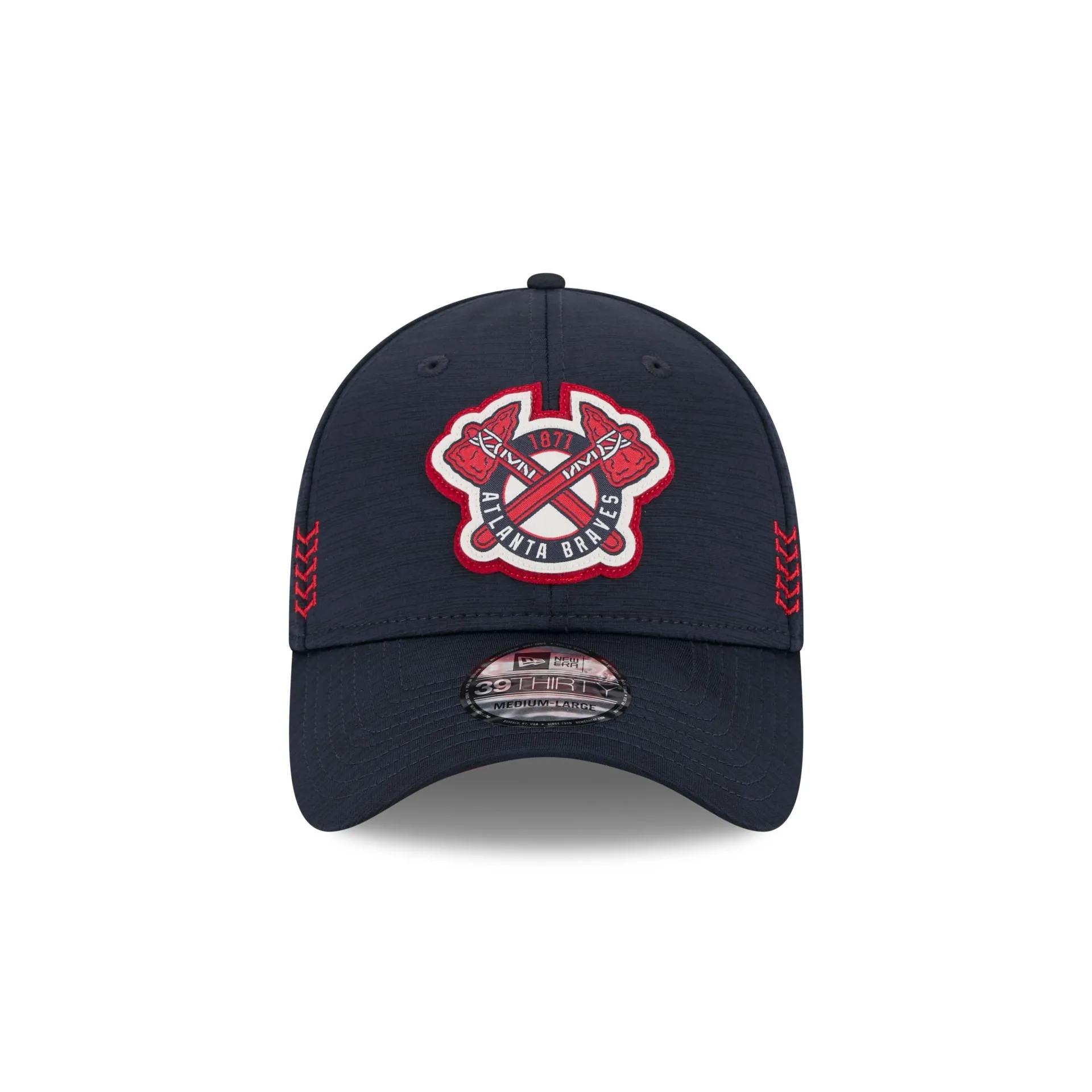 Atlanta Braves 2024 Clubhouse 39THIRTY Stretch Fit Hat sold by New Era product image thumbnail 2