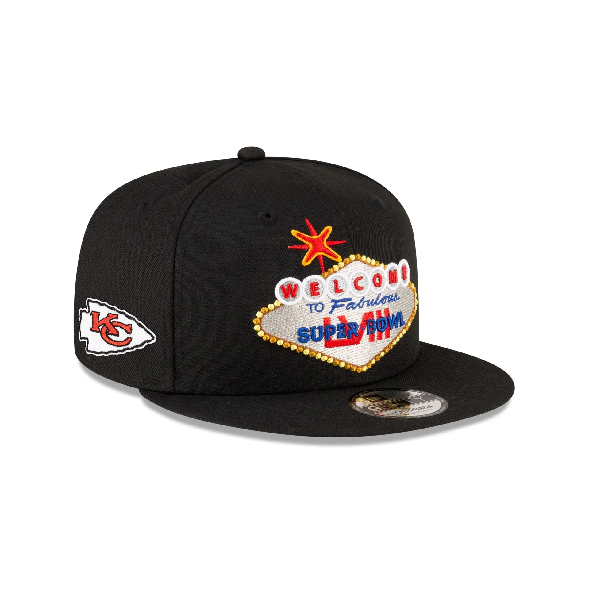 Kansas City Chiefs Super Bowl LVIII Tarmac 9FIFTY Snapback Hat sold by New Era