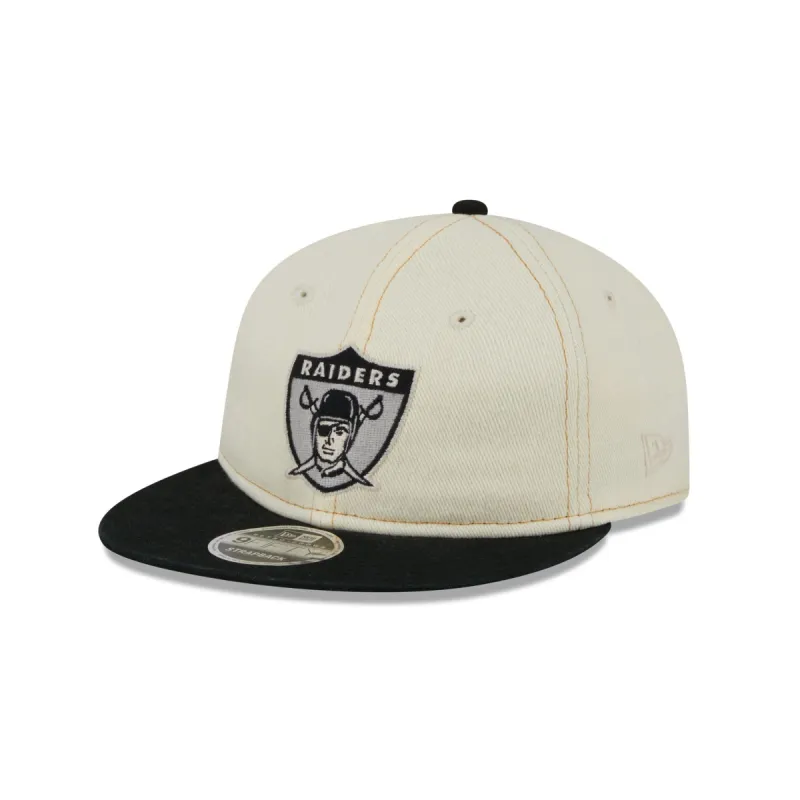 Las Vegas Raiders Chrome Denim Retro Crown 9FIFTY Adjustable Hat sold by New Era