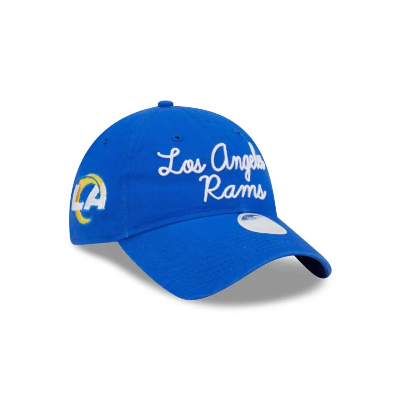 Los Angeles Rams Throwback Women's 9TWENTY Adjustable Hat sold by New Era