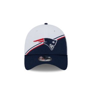 New England Patriots 2023 Sideline White 39THIRTY Stretch Fit Hat sold by New Era