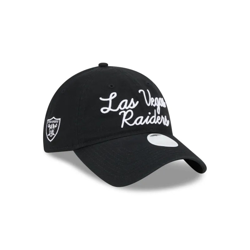 Las Vegas Raiders Throwback Women's 9TWENTY Adjustable Hat sold by New Era