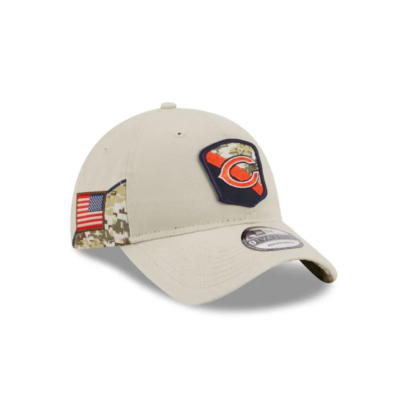 Chicago Bears 2023 Salute to Service 9TWENTY Adjustable Hat sold by New Era