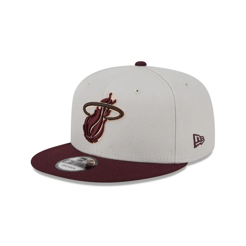Miami Heat Mauve Visor 9FIFTY Snapback Hat sold by New Era