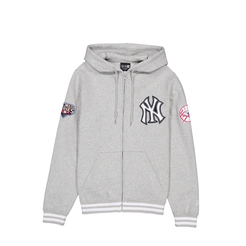 New York Yankees Gray Logo Select Full-Zip Hoodie sold by New Era
