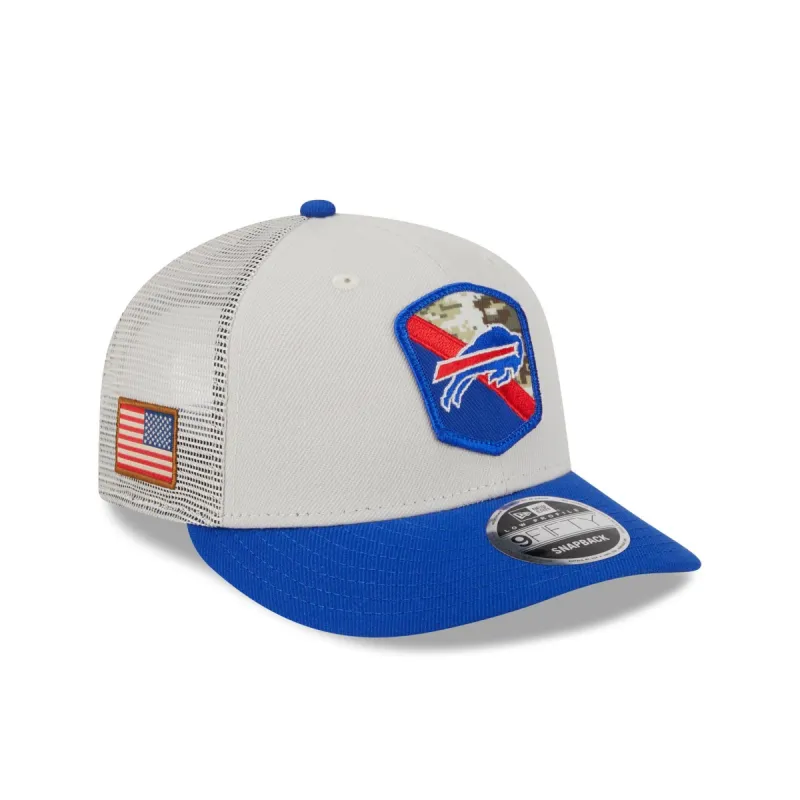 Buffalo Bills 2023 Salute to Service Low Profile 9FIFTY Snapback Hat sold by New Era