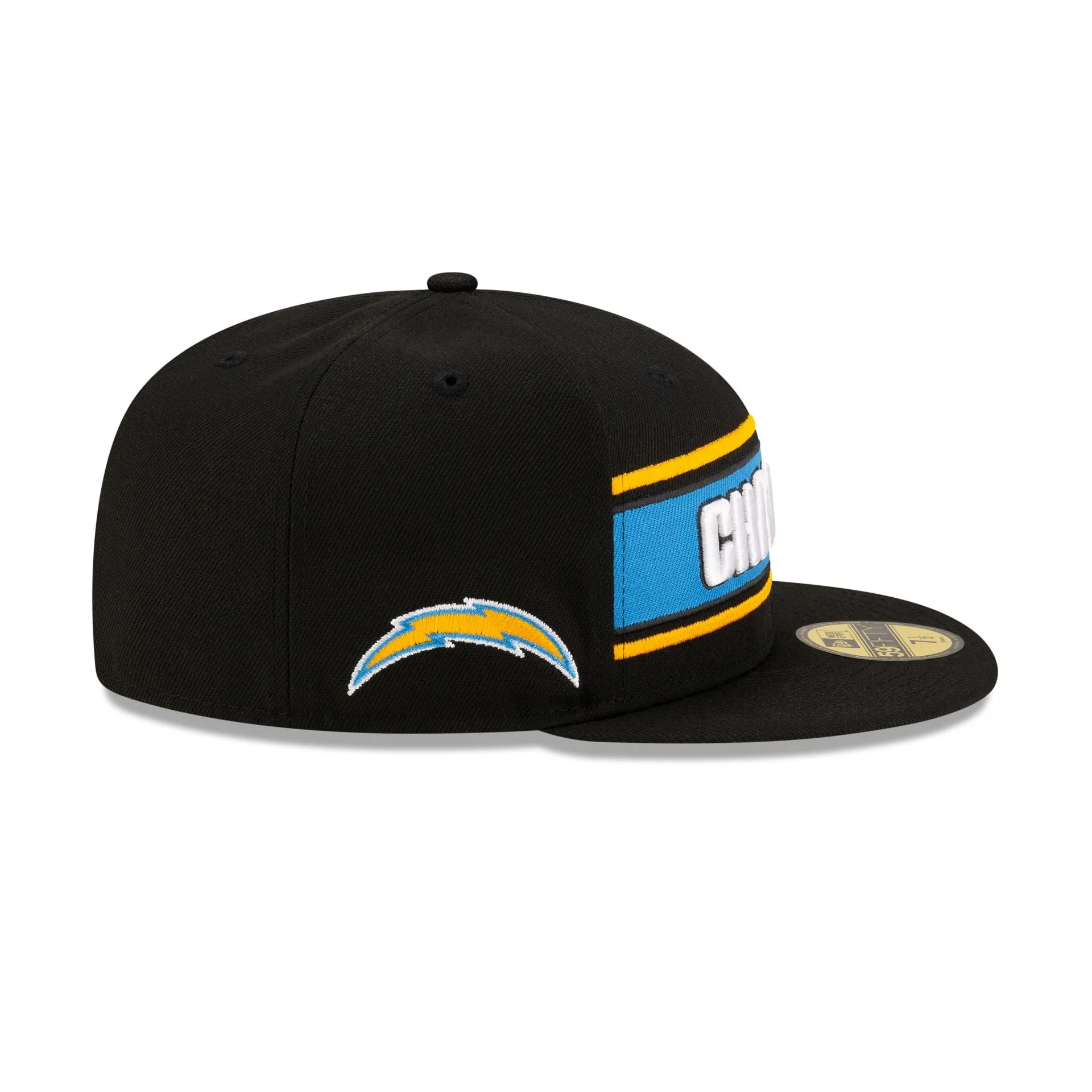Los Angeles Chargers 2024 Sideline Black 59FIFTY Fitted Hat sold by New Era product image thumbnail 4