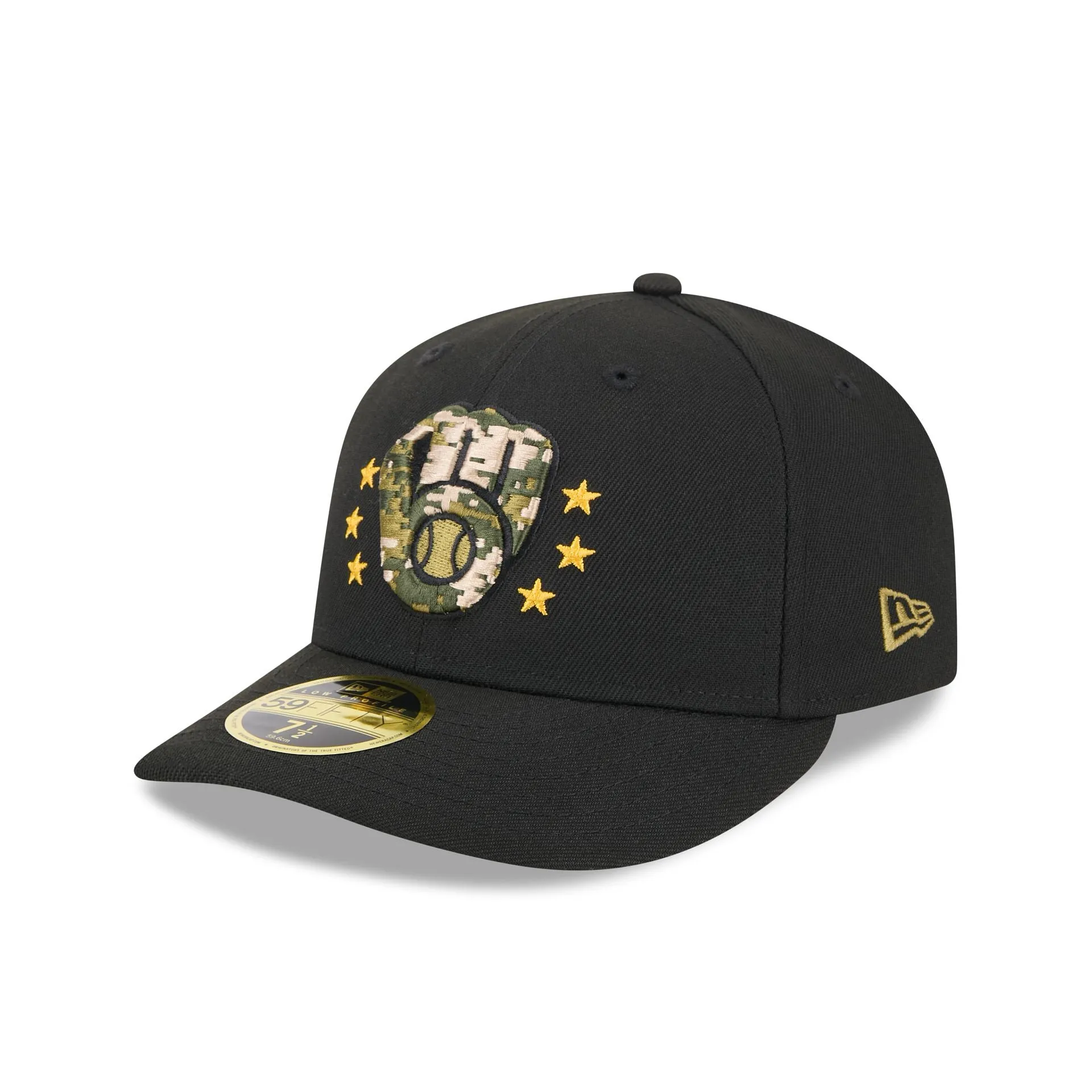 Milwaukee Brewers Armed Forces Day 2024 Low Profile 59FIFTY Fitted Hat sold by New Era product image thumbnail 3