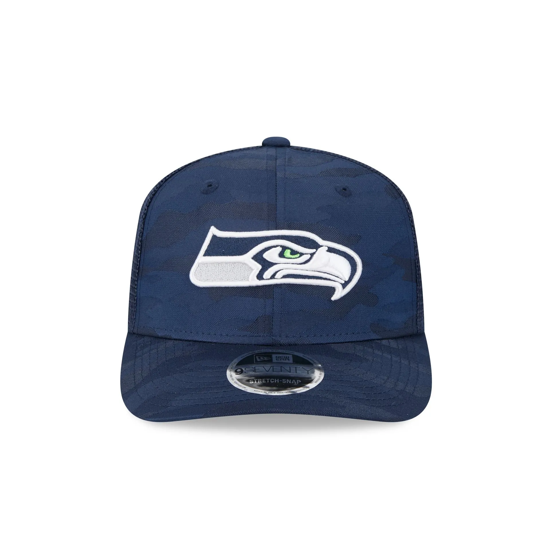 Seattle Seahawks Camo 9SEVENTY Trucker Stretch-Snap Hat sold by New Era product image thumbnail 2