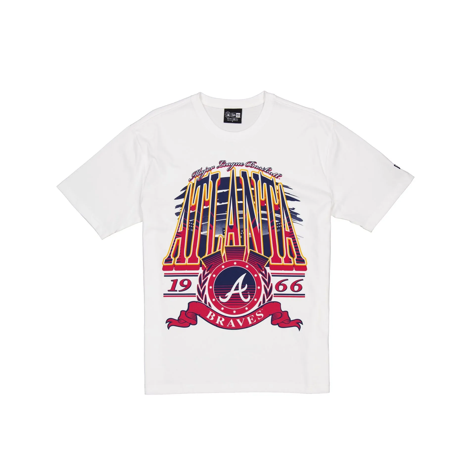 Atlanta Braves Sport Classics White T-Shirt sold by New Era