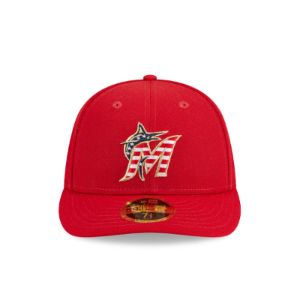 Miami Marlins Independence Day 2023 Low Profile 59FIFTY Fitted Hat sold by New Era