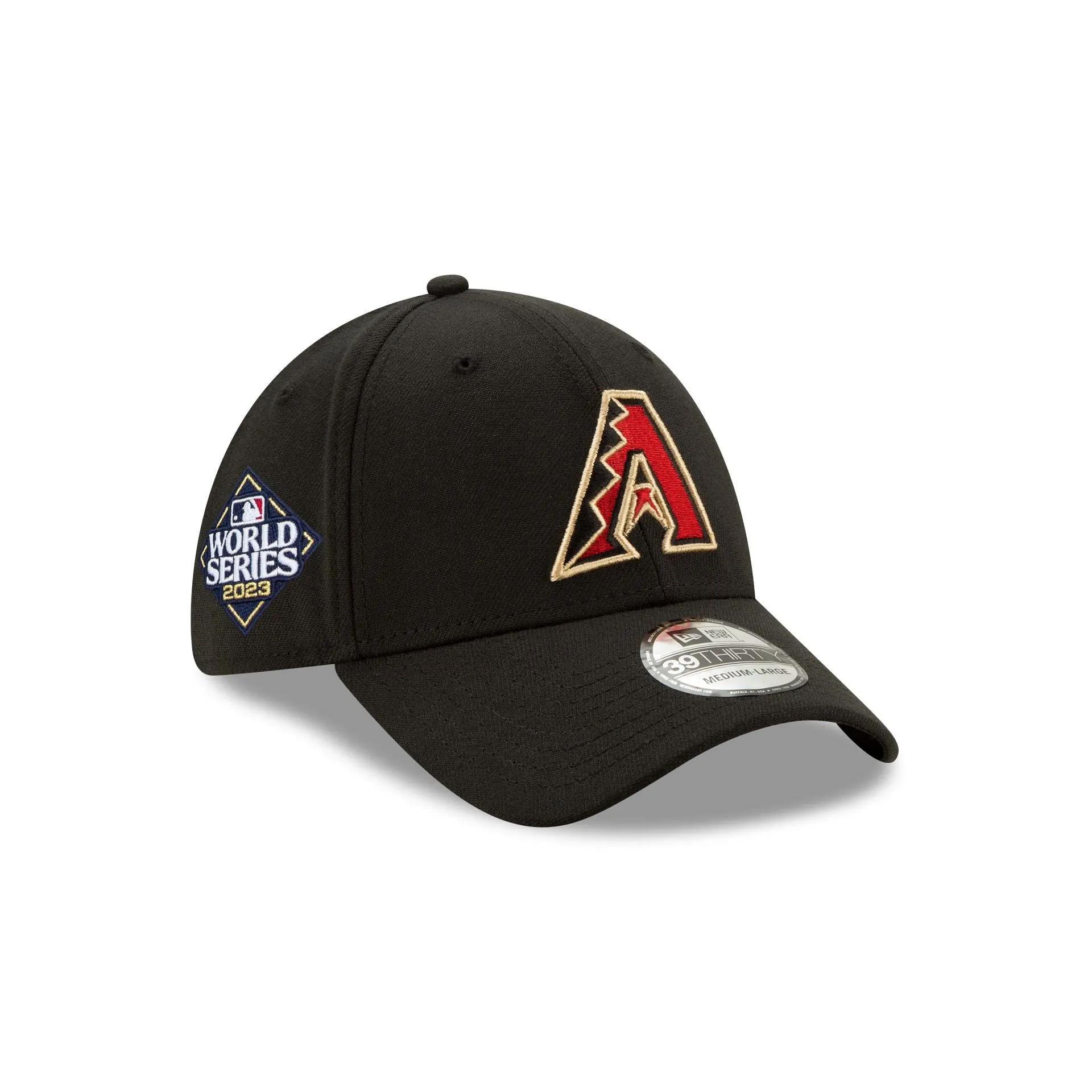 Arizona Diamondbacks 2023 World Series Side Patch 39THIRTY Stretch Fit Hat sold by New Era