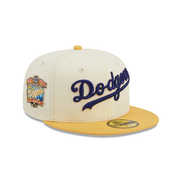 Los Angeles Dodgers Cooperstown Chrome 59FIFTY Fitted Hat sold by New Era