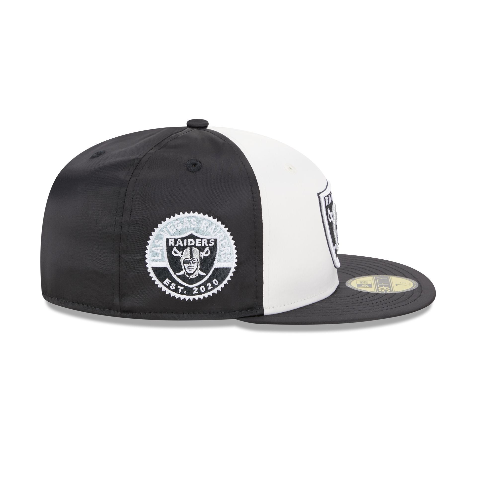 Las Vegas Raiders Throwback Satin 59FIFTY Fitted Hat sold by New Era product image thumbnail 4