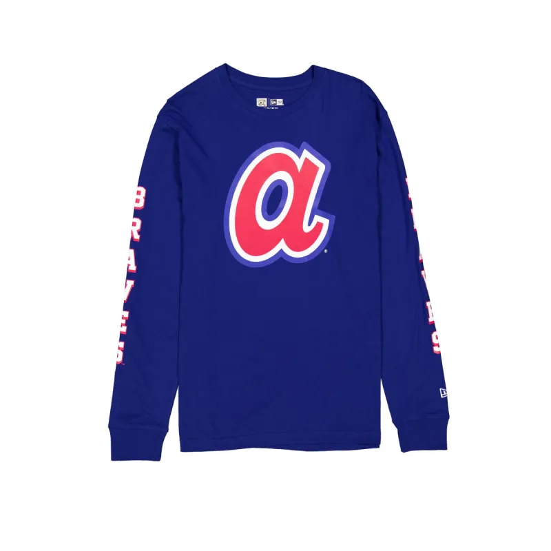 Atlanta Braves Game Day Long Sleeve T-Shirt sold by New Era