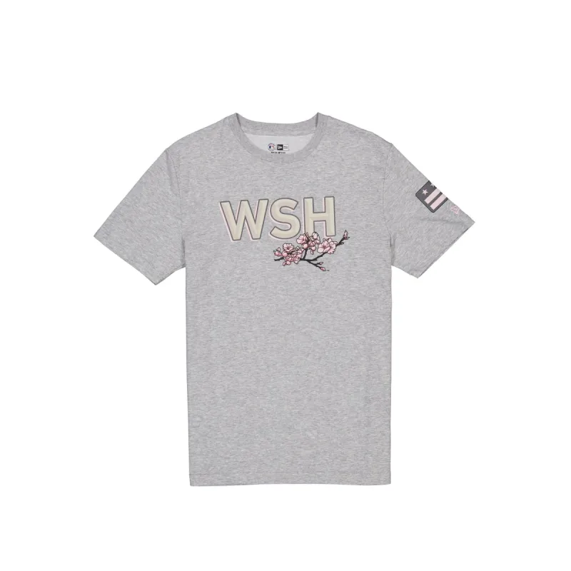 Washington Nationals City Connect Heather Gray T-Shirt sold by New Era