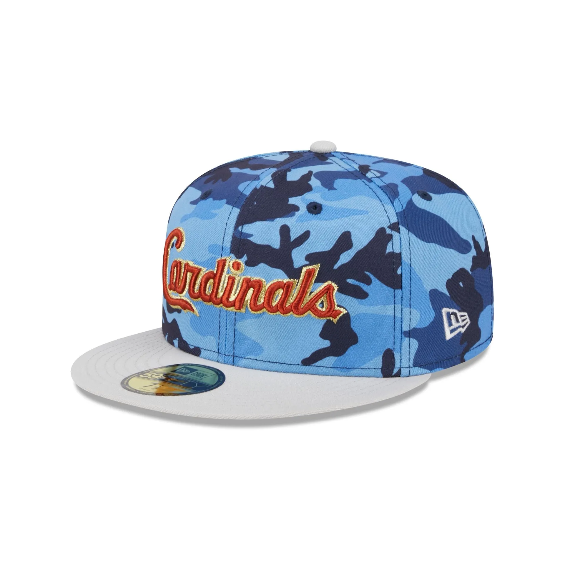 St. Louis Cardinals Blue Camo 59FIFTY Fitted Hat sold by New Era product image thumbnail 3