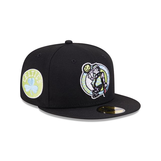 Boston Celtics Color Pack Black 59FIFTY Fitted Hat sold by New Era